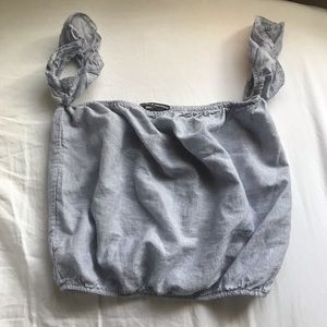 Brandy Melville off the shoulder striped top